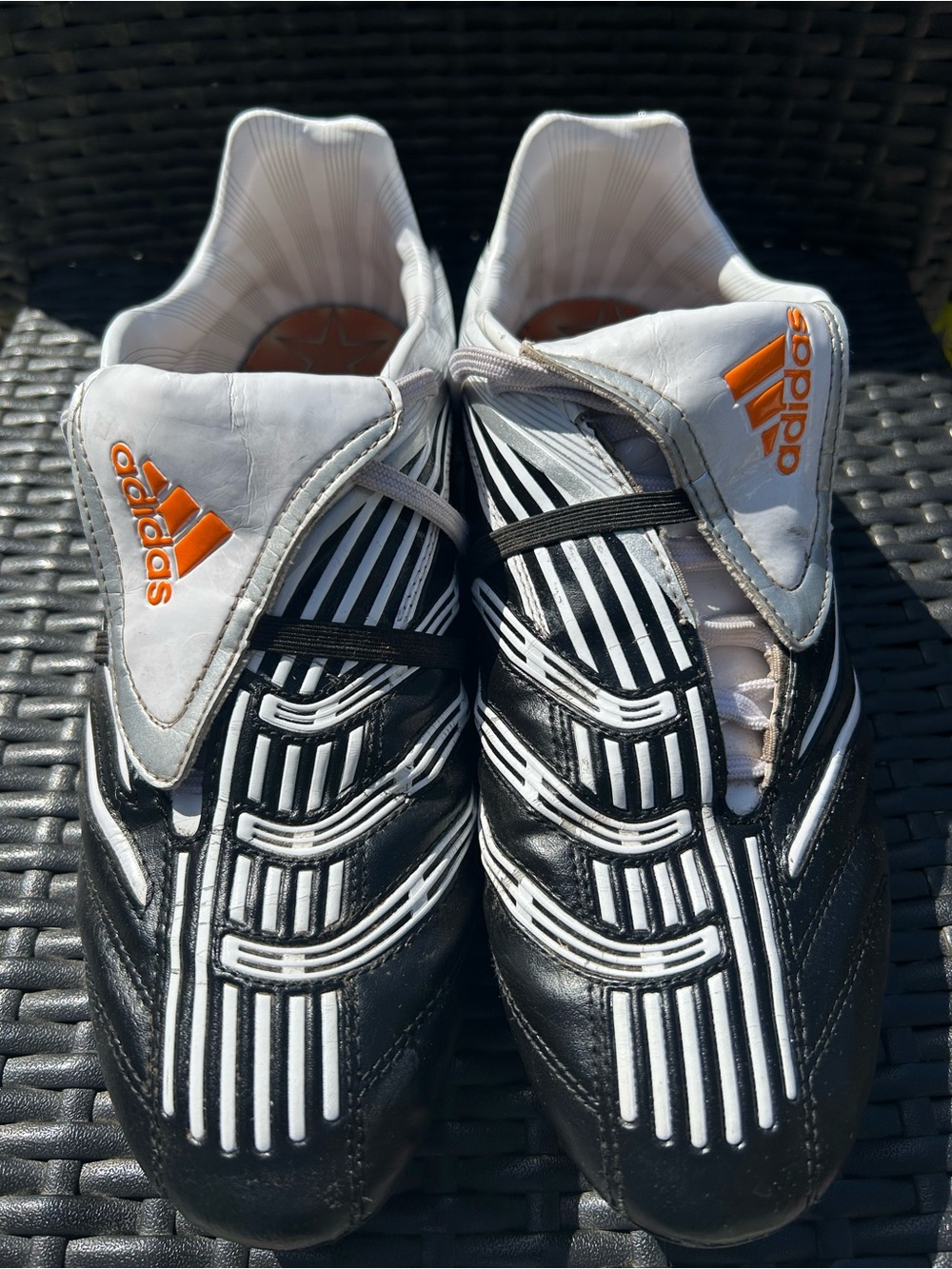 Rare Adidas 2007 Predator Absolute Men’s Black & White Soccer Cleats